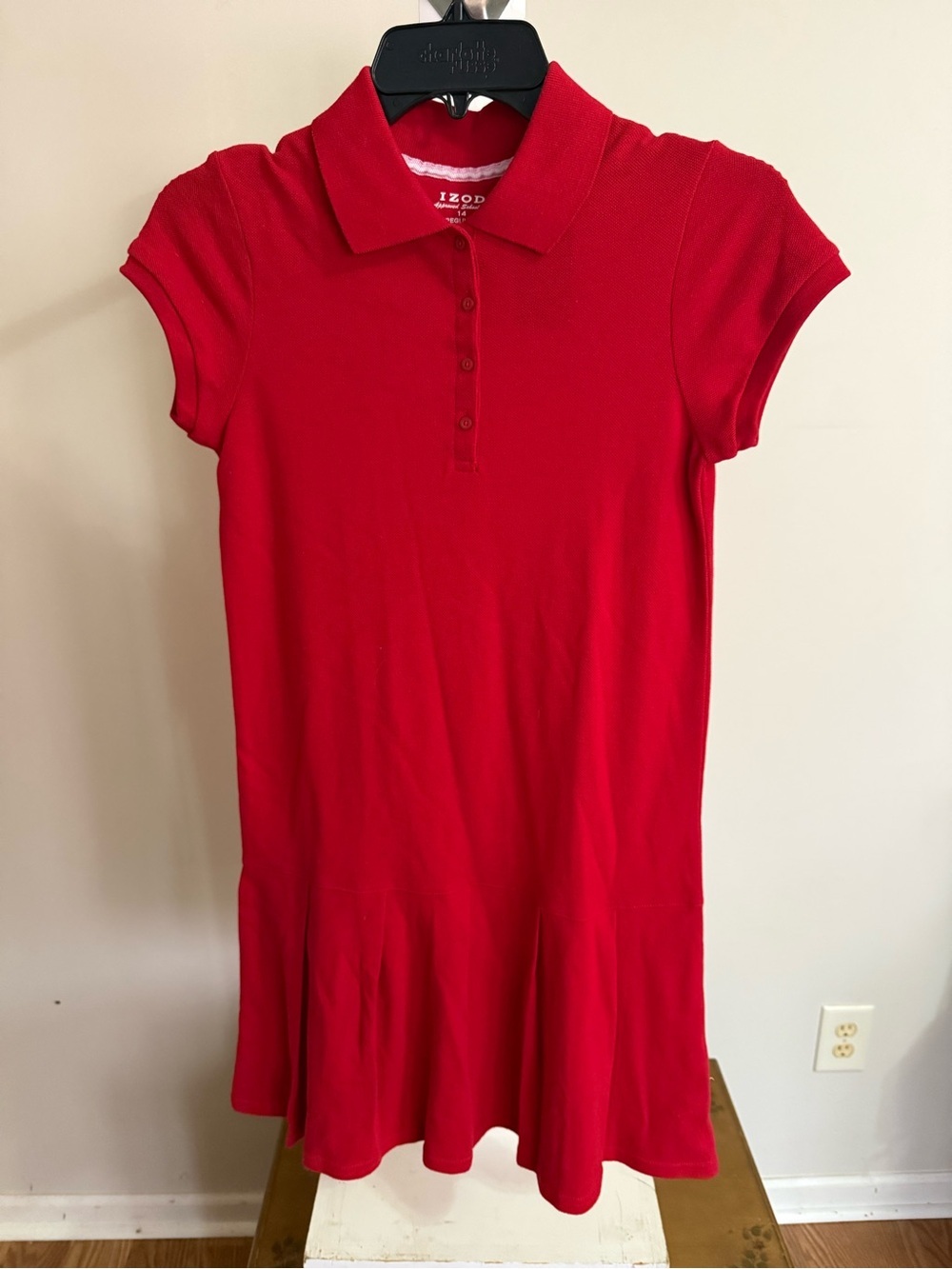 NWT Izod Polo Dress Red short